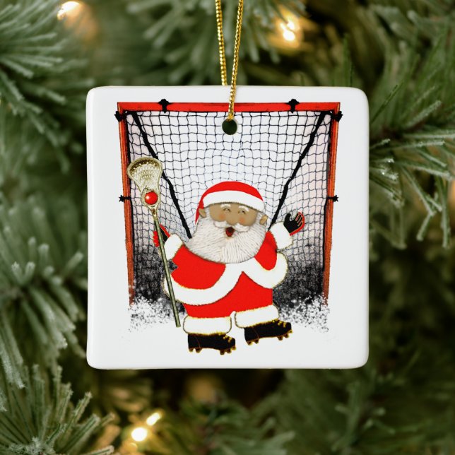 Ornement En Céramique Lacrosse Collectif (Arbre)