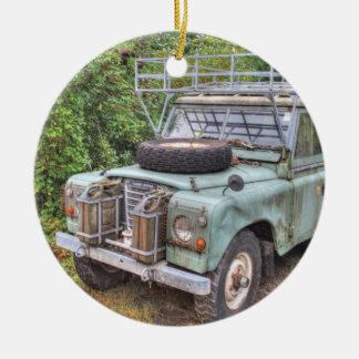 Ornement En Céramique Land Rover série III 109