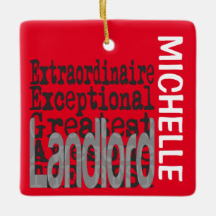 Ornement En Céramique Landlord Extraordinaire CUSTOM