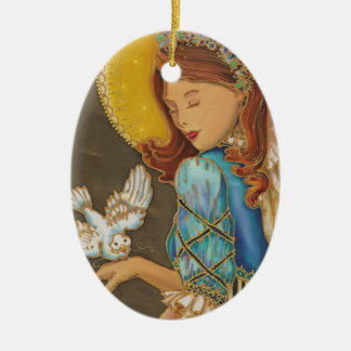 Ornement En Céramique L'Ange de la Dove