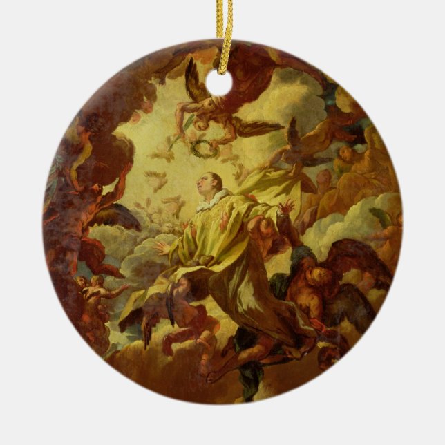 Ornement En Céramique L'apothéose de St Stephen (Devant)