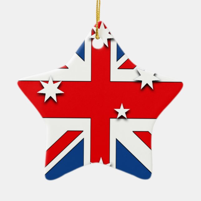 Ornement En Céramique L'Australie (Devant)
