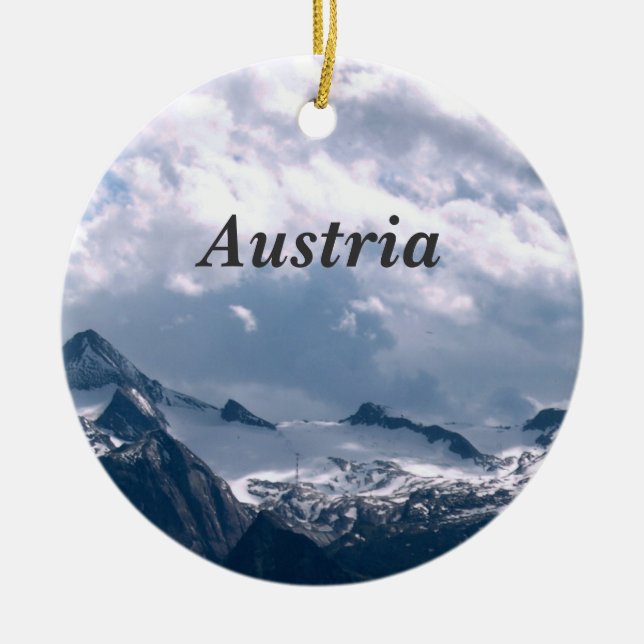 Ornement En Céramique L'Autriche (Devant)