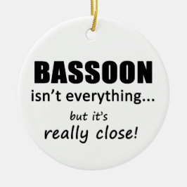 Ornement En Céramique Le basson n'est pas tout