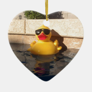 Ornement En Céramique Le caoutchouc Duckie de Hollywood