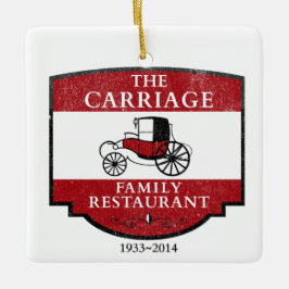 Ornement En Céramique Le Carrihouse Restaurant La Mirada