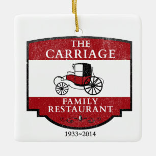 Ornement En Céramique Le Carrihouse Restaurant La Mirada