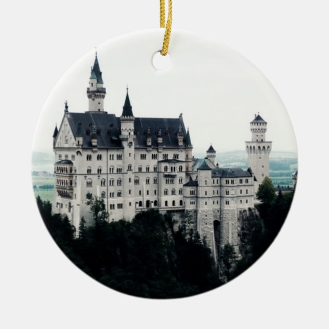 Ornement En Céramique Le château de Neuschwanstein (Devant)