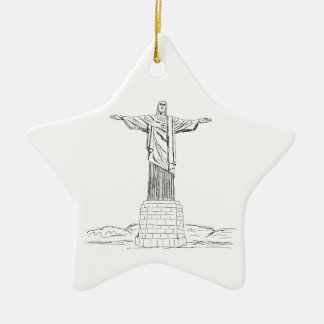 Ornement En Céramique le Christ le rédempteur