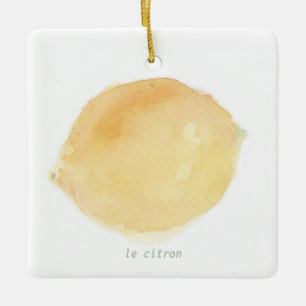 Ornement En Céramique Le citron céramique ornement