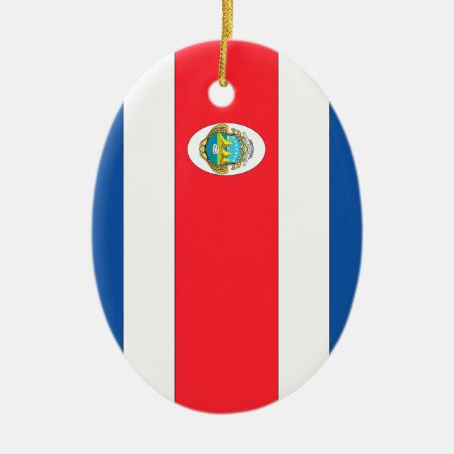 Ornement En Céramique Le Costa Rica (Devant)