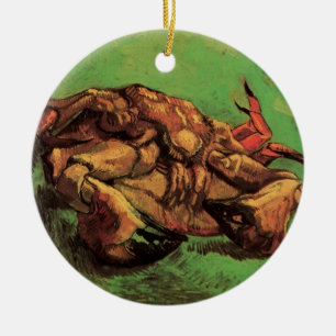 Ornement En Céramique Le crabe sur son dos par Vincent van Gogh