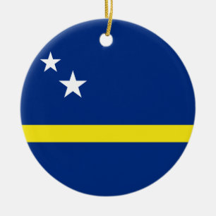 Ornement En Céramique Le Curaçao marquent l'ornement
