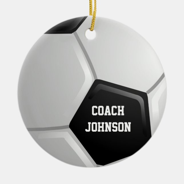 Ornement En Céramique Le football (Devant)