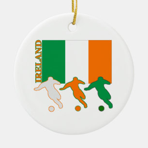 Ornement En Céramique Le football Irlande