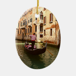 Ornement En Céramique Le gondolier