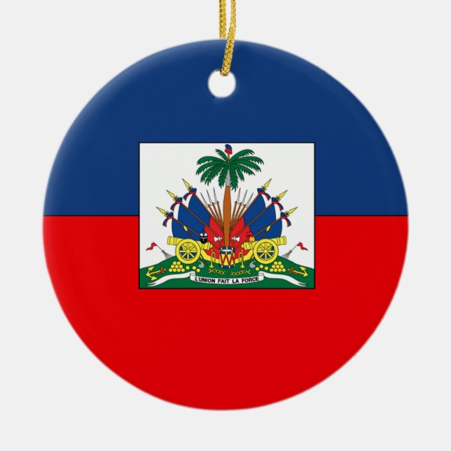 Ornement En Céramique Le Haïti (Devant)