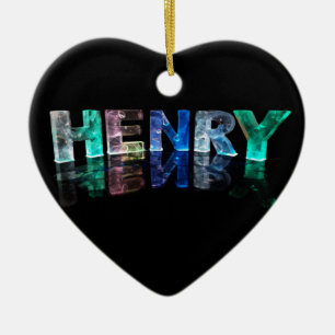 Ornement En Céramique Le Henry nommé dans 3D s'allume (la photographie)