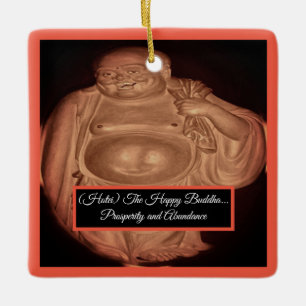 Ornement En Céramique Le joyeux Bouddha