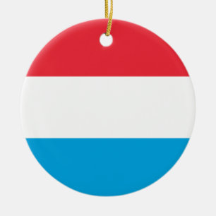 Ornement En Céramique Le Luxembourg marquent l'ornement