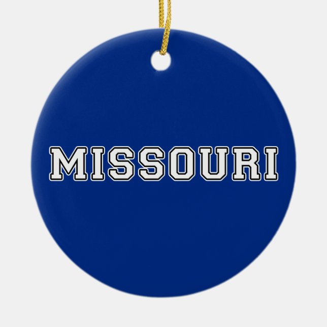 Ornement En Céramique Le Missouri (Devant)