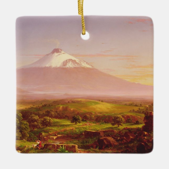 Ornement En Céramique Le mont Etna (Devant)