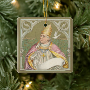 Ornement En Céramique Le pape Saint Grégoire le Grand (M 067)