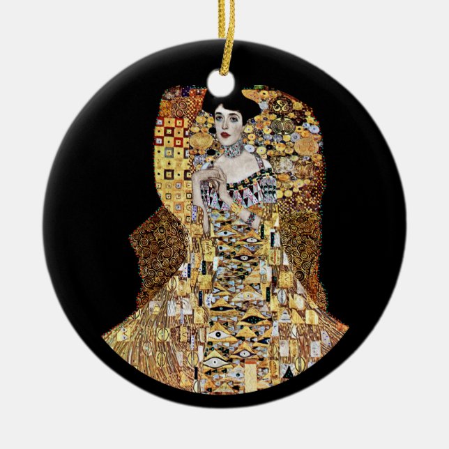 Ornement En Céramique Le portrait d'Adele Bloch-Bauer par Klimt (Devant)