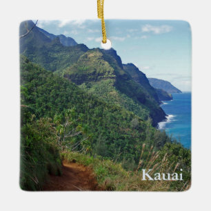 Ornement En Céramique Le sentier de Kalalau