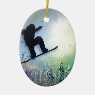 Ornement En Céramique Le surfeur : Air