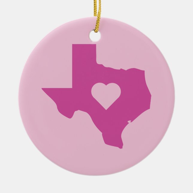 Ornement En Céramique Le Texas (Devant)