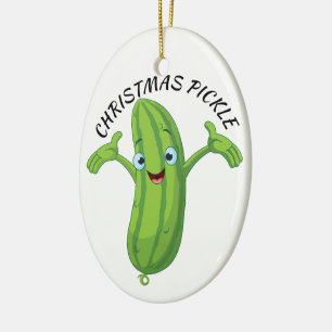 Ornement En Céramique Légende du chou de Noël