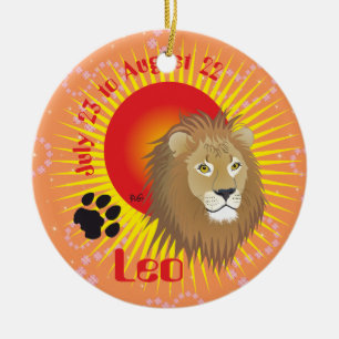 Ornement En Céramique Leo July 23 à août 22