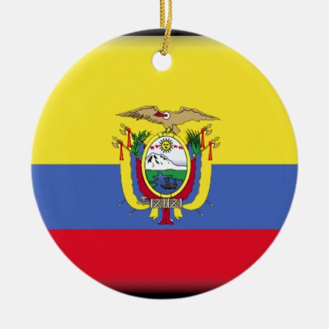 Ornement En Céramique L'Equateur (Devant)