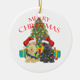 Ornement En Céramique Les Casques de Santa