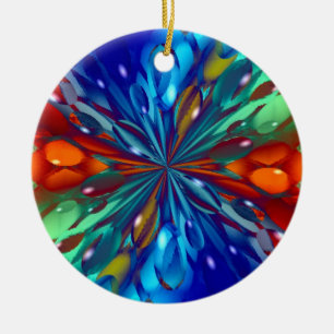 Ornement En Céramique Les châteaux de glace