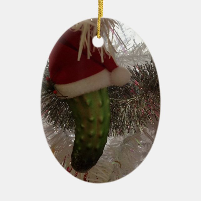 Ornement En Céramique Les conserves au vinaigre de Noël (Devant)