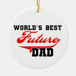 Ornement En Céramique Les meilleurs cadeaux papa du monde