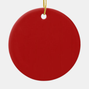 Ornement En Céramique Les nuances vides simples do-it-yourself de rouge