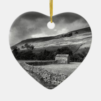Ornement En Céramique Les vallées de Yorkshire dans mono