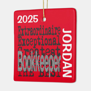 Ornement En Céramique Libraire Extraordinaire PERSONNALISÉ