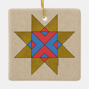 Ornement En Céramique Lincolnshire Auseklis Witch Mark