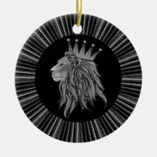 Ornement En Céramique Lion