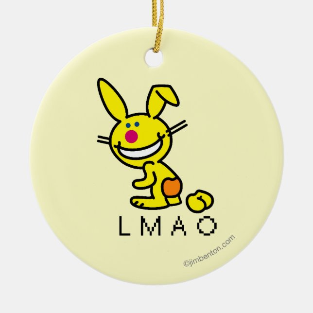 ORNEMENT EN CÉRAMIQUE LMAO (Devant)