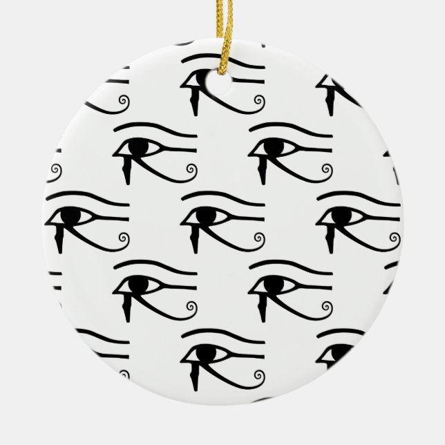 Ornement En Céramique L'Oeil Du Motif Horus (Devant)