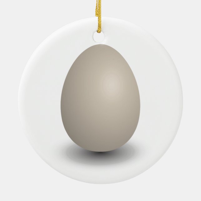 Ornement En Céramique l'oeuf parfait (Dos)