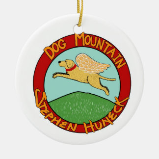 Ornement En Céramique Logo de Dog Mountian