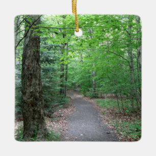 Ornement En Céramique Lonesome Lake Trail dans le New Hampshire