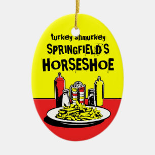 Ornement En Céramique L'ornement en fer à cheval de Springfield
