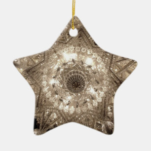 Ornement En Céramique L'ornement Star "Crystal" (Argent)